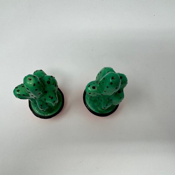 Saguaro Cactus Figural Salt Pepper Shaker Set Southwest Kitsch Japan Vintage - Picture 3 of 6